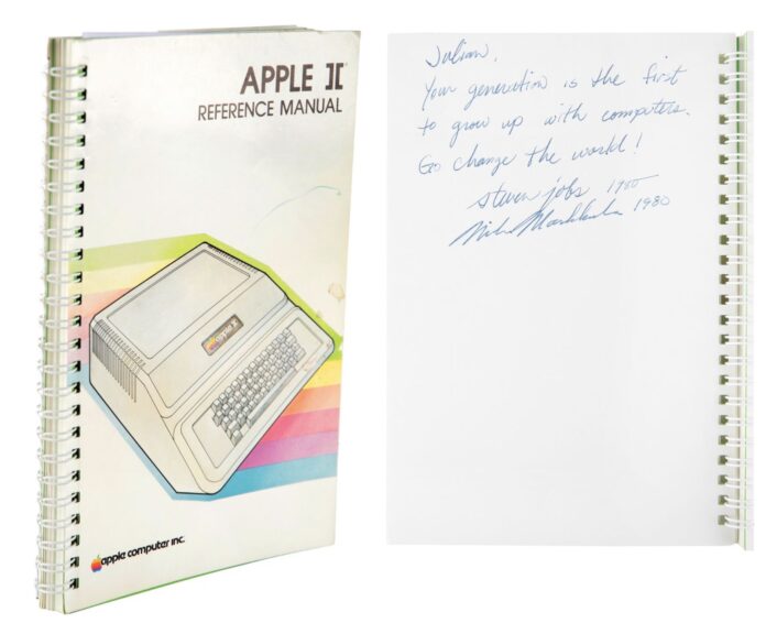 The Steve Jobs' Signed Manual Auctioned for a price of $787,483