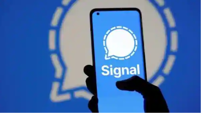 instant messaging app Signal