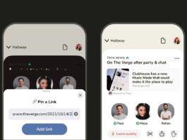 Clubhouse Pinned Links will allow moderators of an audio room on the application to pin an external link at the top of the room