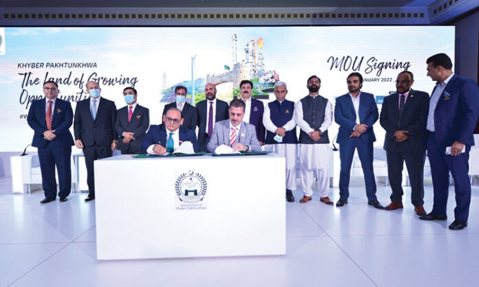 The Khyber Pakhtunkhwa government, signed 44 MoUs with investors and international firms to invest in various sectors of the province.