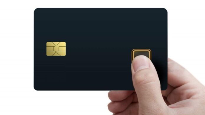 Samsung's new fingerprint security chip is embedded in the card itself and it allows faster and safer interactions.
