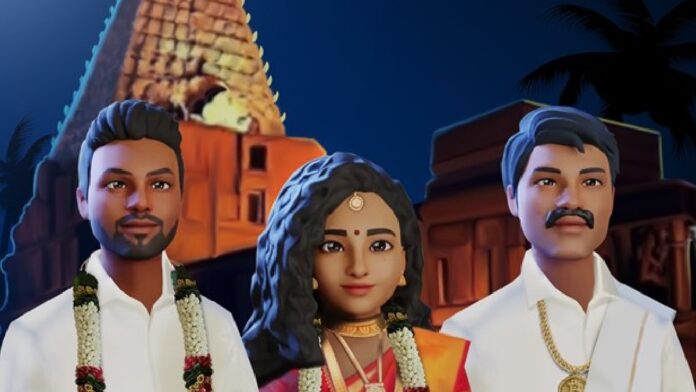 A couple from Tamil Nadu, Dinesh SP, and Janganandhini Ramaswamy hosted their Hogwarts-themed wedding reception in the Metaverse.
