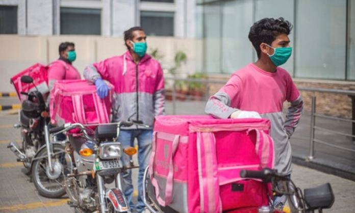 Foodpanda riders are on strike against the obnoxious company policies. as per demands, they are facing delayed salaries and low wages.