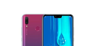 The price of the Huawei Y9 in Pakistan is Rs. 37,999. It comes in three different colours; Midnight Black, Aurora Purple and Sapphire Blue.