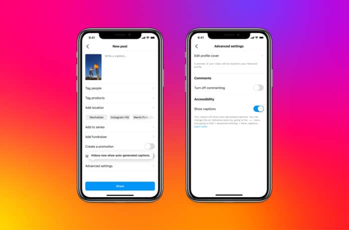 Instagram head Adam Mosseri announced that the company is introducing auto-generated captions for videos on its app.