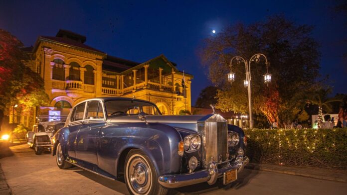 Pakistan's first online antique cars museum - antiquecars.com.pk - is launched at the Quaid-e-Azam House Museum in Karachi.