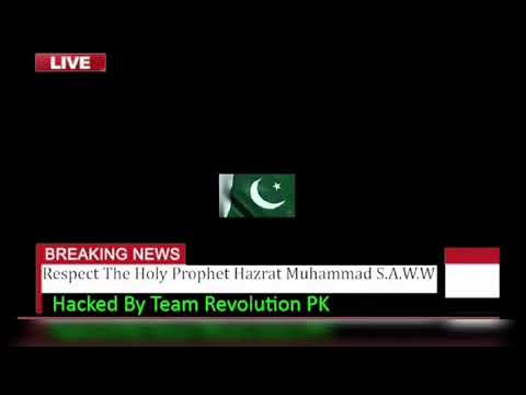 The Pakistani hackers replaced the live transmission of the Time8 News channel with the Pakistani flag and ran 