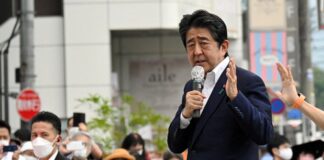 The former Japanese Prime Minister, Shinzo Abe, died after being shot at an election campaign event at Nara.