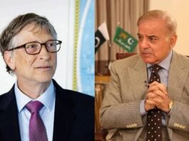 Shehbaz Sharif and Bill Gates discussed the anti-polio campaign over the call,