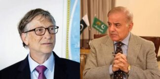 Shehbaz Sharif and Bill Gates discussed the anti-polio campaign over the call,