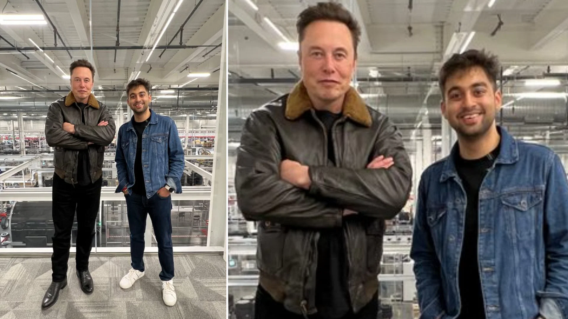 Elon Musk and Pranay Pathole