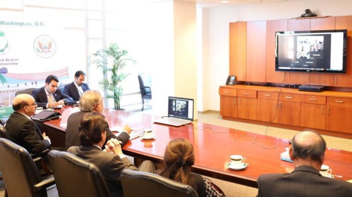 Ishaq Dar, met with prominent Pakistani-American tech entrepreneurs during a virtual session, where he appreciated them for strengthening the IT sector of Pakistan.
