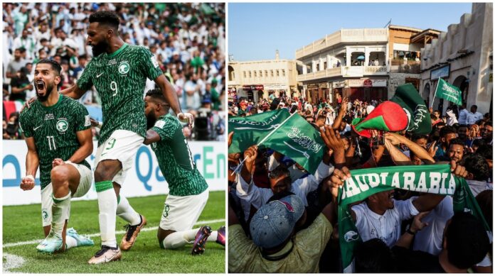 The Kingdom of Saudi Arabia has declared a public holiday on 23rd November, Wednesday to celebrate the Green Falcons’ 2-1 victory