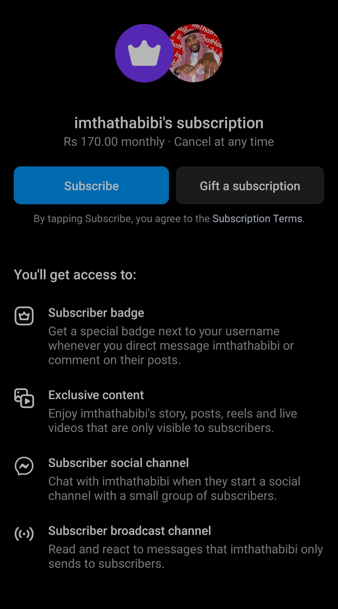 Instagram Subscriptions Feature Comes to Pakistan