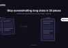 Stitchify - Combine screenshots and whatsapp conversations